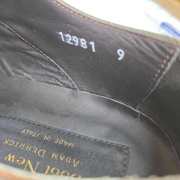 TO BOOT NEW YORK Adam Derrick Aidian Oxfords US 9 Brown Cap Toe Dress Shoes - Picture 11 of 12